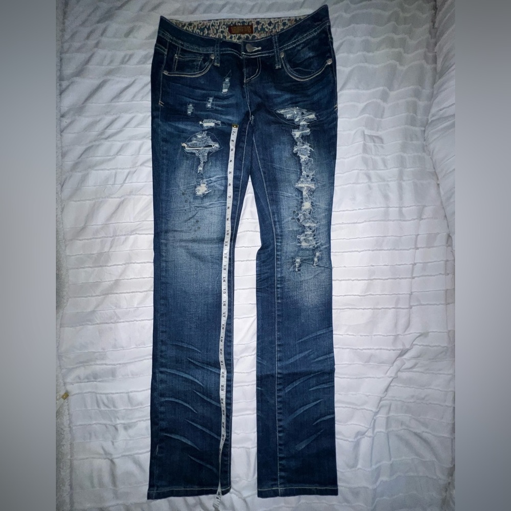 ZD premium Jean women’s with pearls sz 27 / juniors sz 3